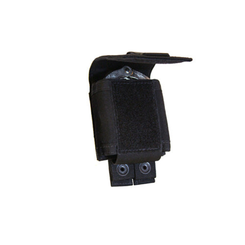SINGLE CUFF CASE MOLLE POUCH BLK SINGLE