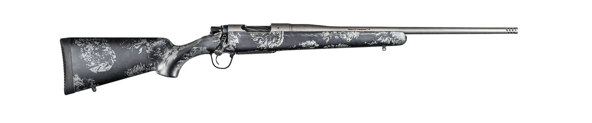 Christensen Arms 8010107800 Mesa FFT 7mm Rem Mag 3+1 22" Threaded Barrel, Tungsten Gray Cerakote, Black with Gray Webbing Stock