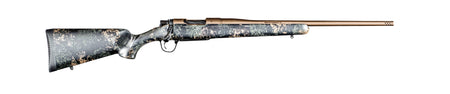 Christensen Arms 8010108700 Mesa FFT 300 PRC 3+1 22" Threaded Barrel, Burnt Bronze Cerakote, Green with Black/Tan Webbing Stock