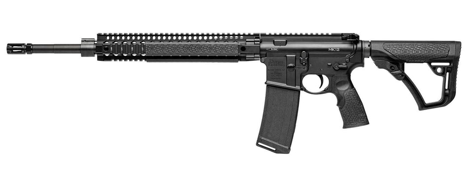 Daniel Defense 0214213175047 DDM4 MK12 SPR 5.56x45mm NATO 18" 20+1 Black Hard Coat Anodized 6 Position w/SoftTouch Overmolding Stock