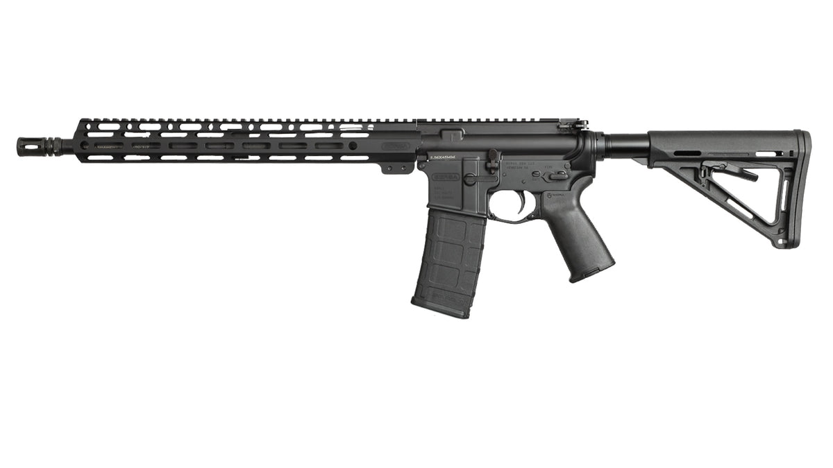 Bersa BAR15RMGP BAR15 5.56x45mm NATO 30+1 16" Barrel, Hard Coat Anodized Receiver, Magpul 6 Position CTR Stock, 15" M-LOK Handguard, Magpul Grip, Manual Safety, Optics Ready