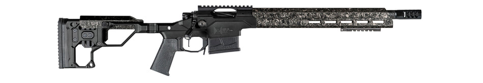 Christensen Arms 8010300100 Modern Precision 308 Win 5+1 16" Threaded Carbon Fiber Barrel, Black Nitride Finish, Black Anodized with Folding Stock, Polymer Grip
