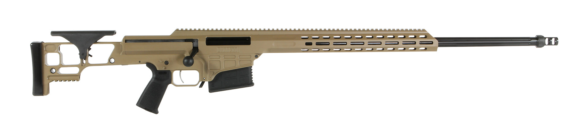SMR 6.5CM FDE 24" FIXED STK FLUTED BARREL | FIXED STOCK