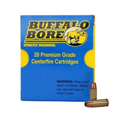 Buffalo Bore 38 Super +P Strictly Business 147gr JHP Ammo
