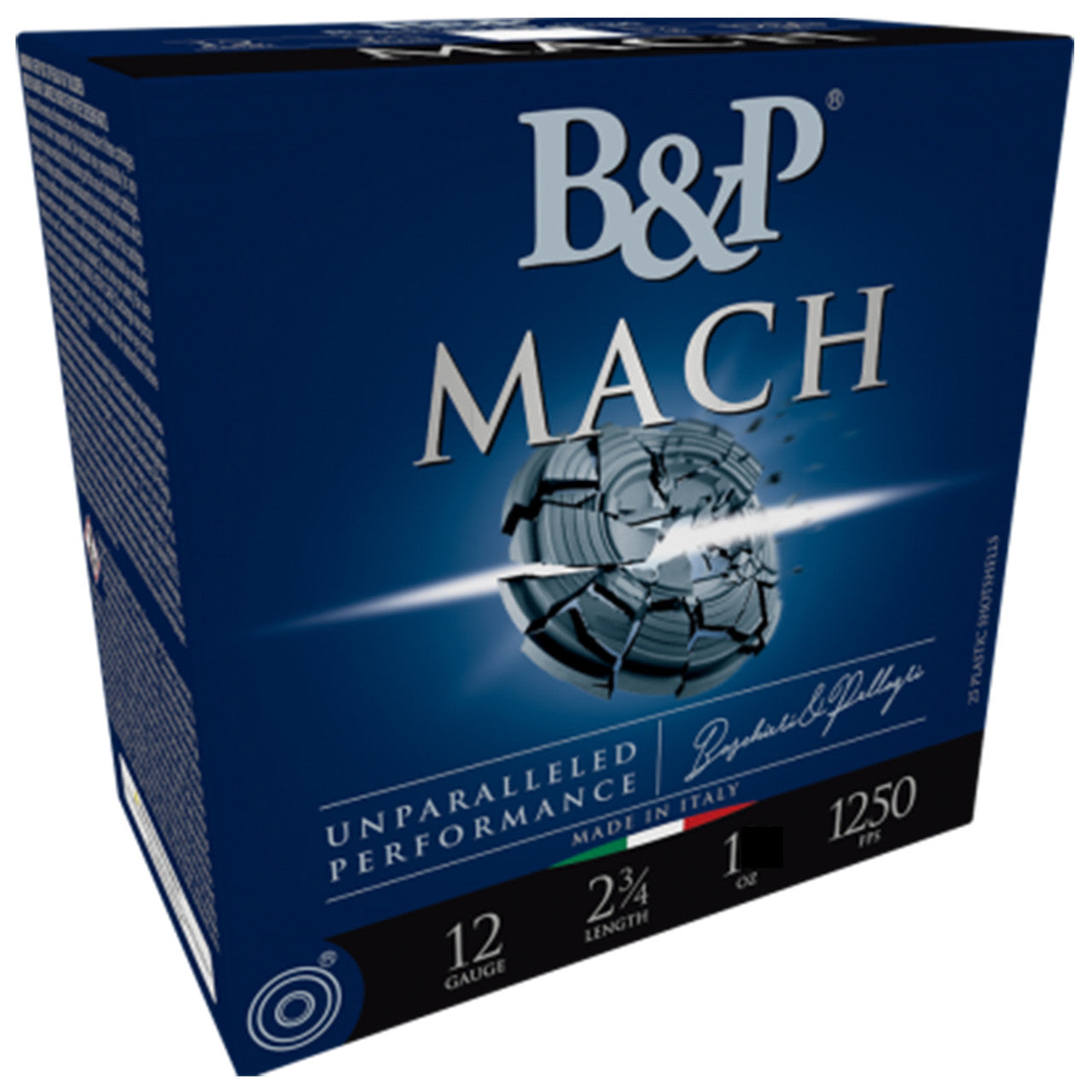 Baschieri & Pellagri Mach LV 12 Gauge 2.75" 1 oz #7.5 Shot