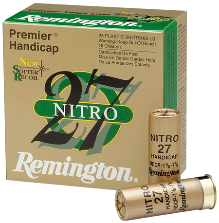 Remington Premier Nitro 27 Handicap 12 Gauge 2.75'' 1 1/8 oz #7.5 Shot