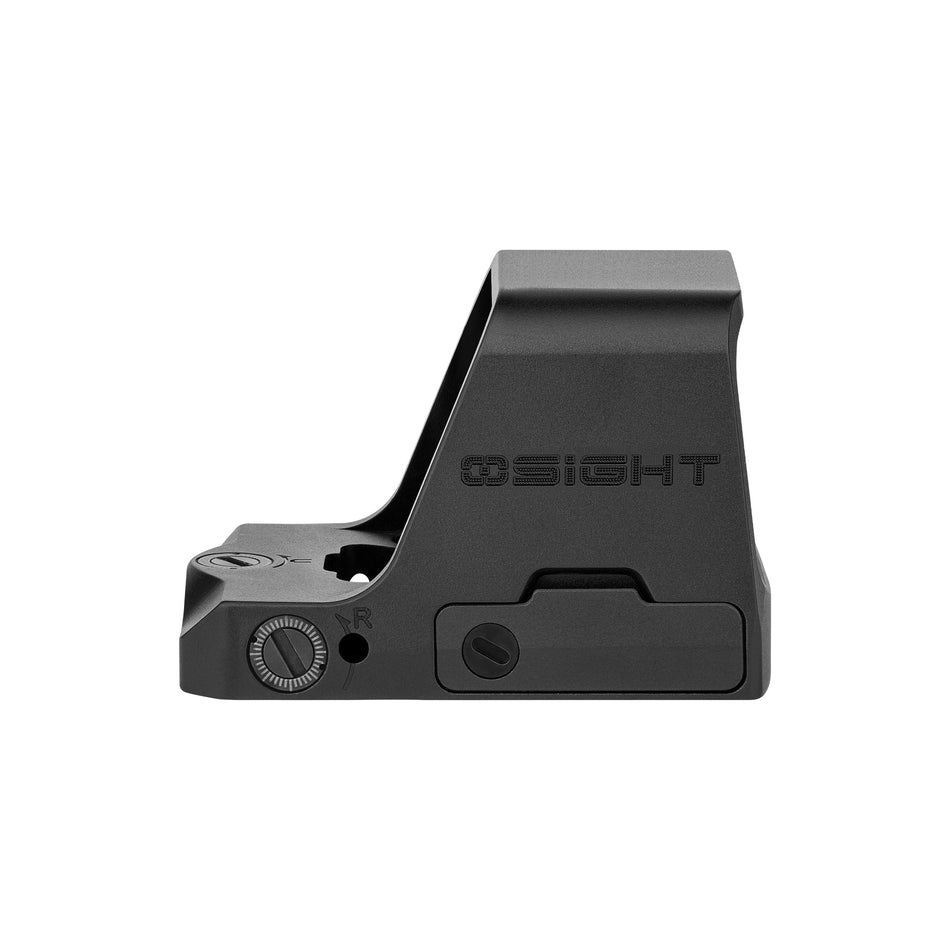 Osight C Open Emitter Green Dot Sight 3 MOA Dot 32 MOA Circle Reticle with Side-Loading Battery