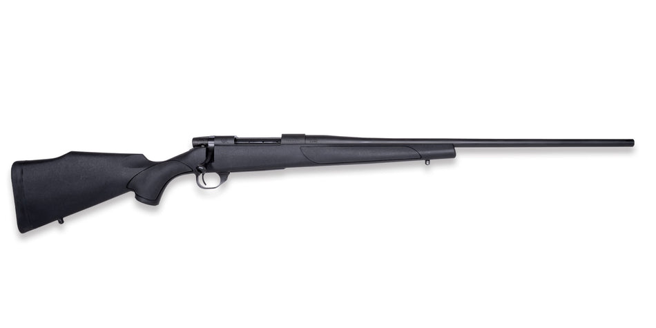 Weatherby VTX7MMPR4T Vanguard Obsidian Full Size 7mm PRC 3+1 24" Blued #2 Contour Threaded Barrel, Blued Drilled & Tapped Steel Receiver, Black Monte Carlo Synthetic Stock