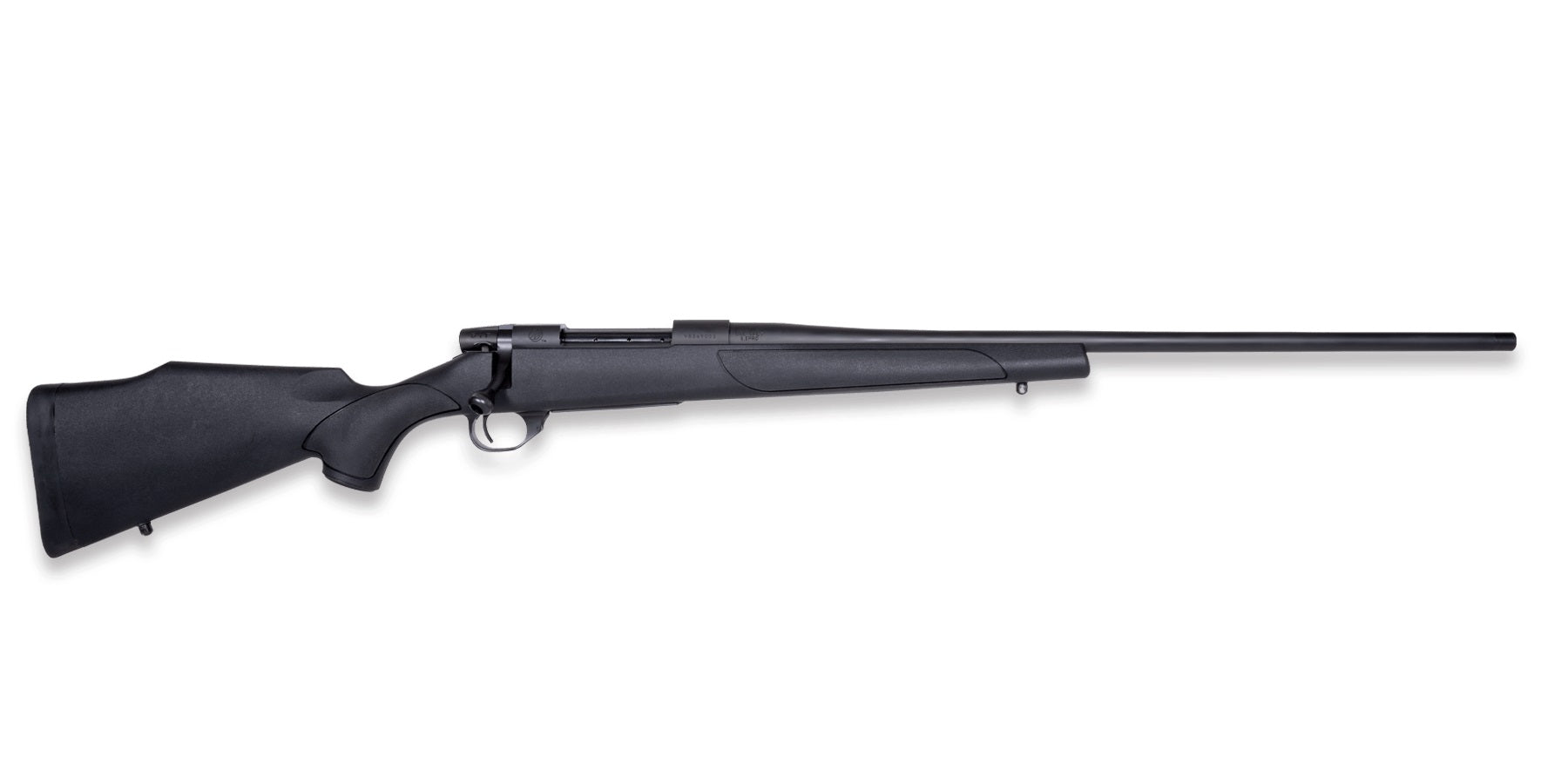 Weatherby VTX7MMRR4T Vanguard Obsidian Full Size 7mm Rem 3+1 24" Blued #2 Contour Threaded Barrel, Blued Drilled & Tapped Steel Receiver, Black Monte Carlo Synthetic Stock