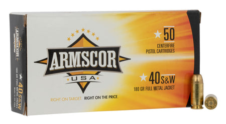 Armscor .40 S&W 180gr FMJ Ammo