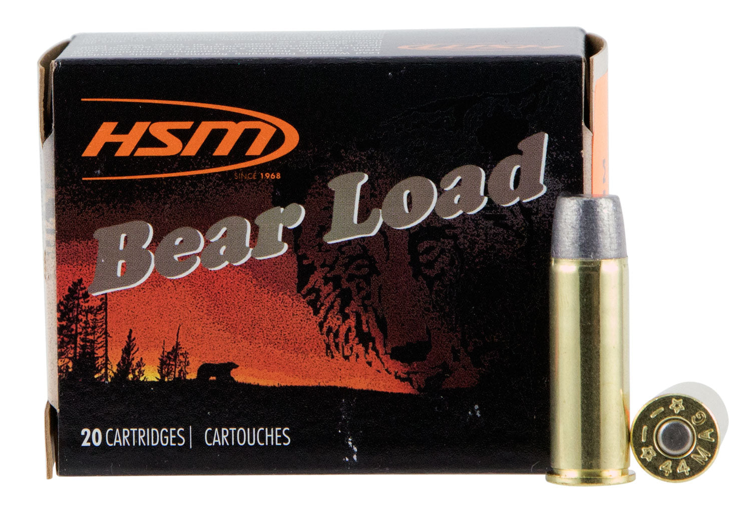 HSM .44 Mag Bear Load 305gr WFN Ammo