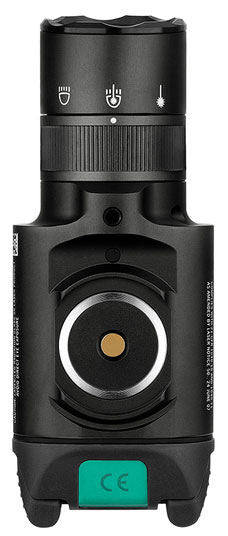 Olightstore Usa Inc BALDRPRORBK Baldr Pro R Black Anodized 300/500/1,350 Lumens White LED Green Laser