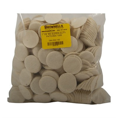 REALLY HEAVY DUTY ROUND 100% COTTON FLANNEL PATCHES 050806021792