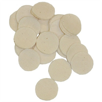 REALLY HEAVY DUTY ROUND 100% COTTON FLANNEL PATCHES 050806021808