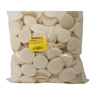 REALLY HEAVY DUTY ROUND 100% COTTON FLANNEL PATCHES 050806021815