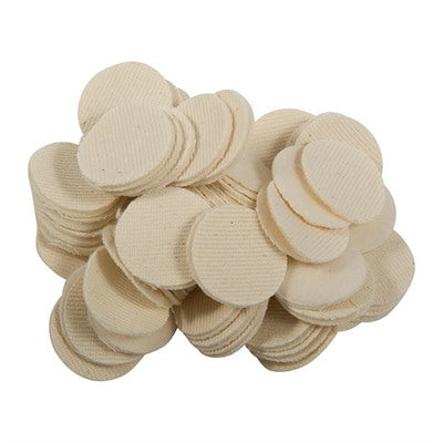 REALLY HEAVY DUTY ROUND 100% COTTON FLANNEL PATCHES 050806021891