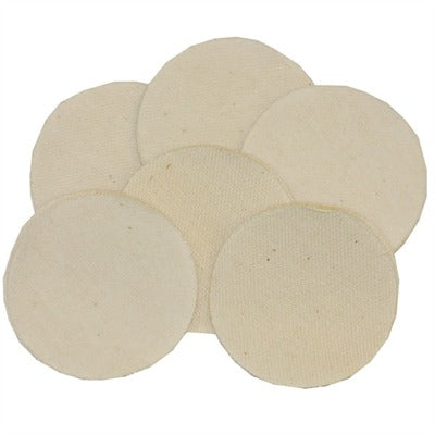 REALLY HEAVY DUTY ROUND 100% COTTON FLANNEL PATCHES 050806021914
