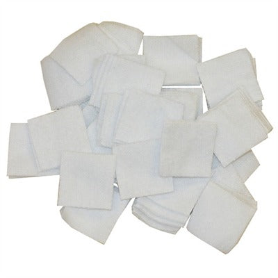 SQUARE 100% COTTON FLANNEL CLEANING PATCHES