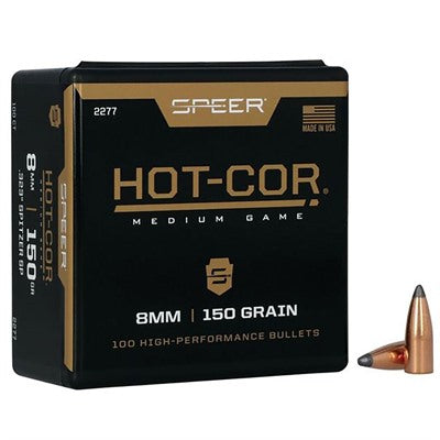 HOT-COR 8MM (0.323") SPITZER BULLETS