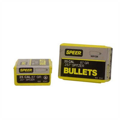 HOT-COR 25 CALIBER (0.257") SPITZER BULLETS
