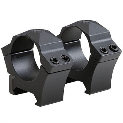 SIG SAUER ALPHA HUNTING SCOPE RINGS 1 IN HIGH STEEL BLACK SET OF 2