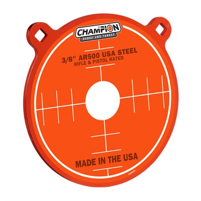 CENTER MASS 3/8" ROUND AR500 STEEL TARGETS