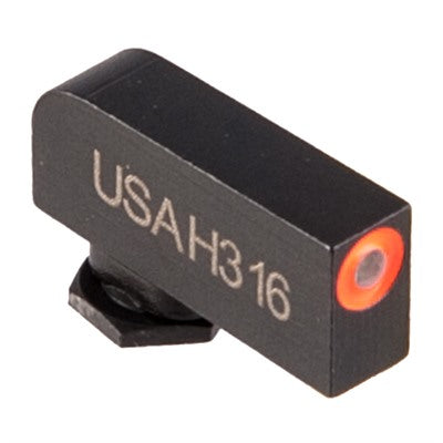 GREEN TRITIUM ORANGE ROUND OUTLINE FRONT SIGHTS FOR GLOCK~