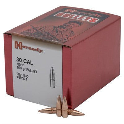 30 CALIBER (0.308") 150GR FMJBT WITH CANNELURE BULLETS 090255303711