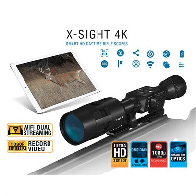 X-SIGHT 4K PRO 5-20X BUCK HUNTER SMART DAY TIME SCOPE