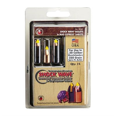 SHOCKWAVE 50 CALIBER 250GR BONDED CORE SUPER GLIDE SABOT