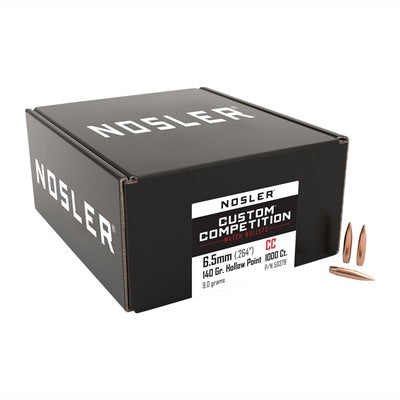 CUSTOM COMPETITION 6.5MM (0.264") HPBT RIFLE BULLETS