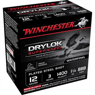 Winchester Drylok Super Steel Magnum 12 Gauge 3 in 1-1/4 oz BBB