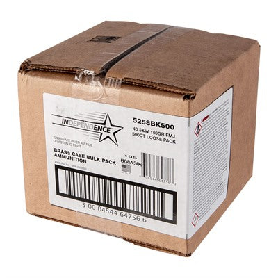 CCI .40 S&W Independence 180gr FMJ Ammo