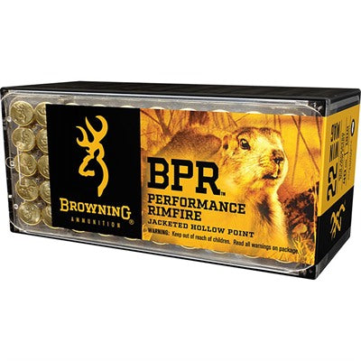 Browning .22 WMR BPR Performance Rimfire 40gr JHP Ammo