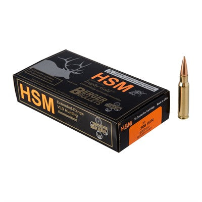 HSM .308 Win Trophy Gold 168gr Hunting VLD Match Ammo