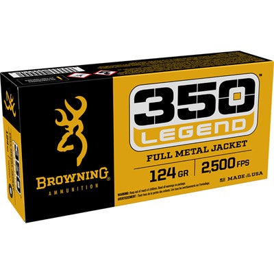 Browning .350 Legend Target 124gr FMJ Ammo