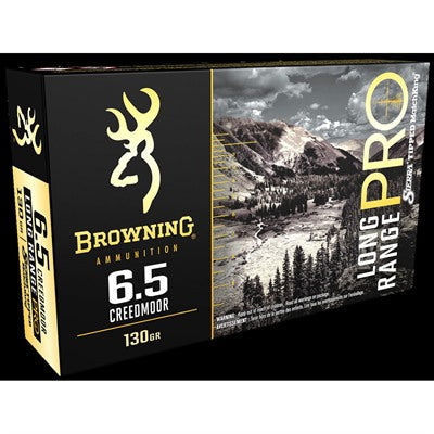 Browning 6.5mm Creedmoor Long Range Pro 130gr BTHP Ammo