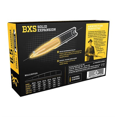 Browning 6.5 Creedmoor 120gr Lead Free Ammo