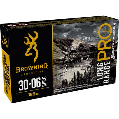 Browning .30-06 Springfield Long Range Pro 195gr BTHP Ammo