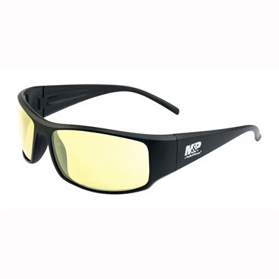 M&P Thunderbolt Black Frame/Amber Lens Glasses
