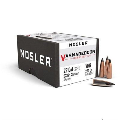 VARMAGEDDON 22 CAL (0.224") TIPPED VARMINT BULLETS