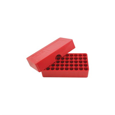 MTM  Slip-Top Ammo Box 50 Round Round Hole 38 - 357