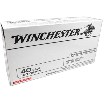 Winchester .40 S&W USA 180gr BHP Ammo