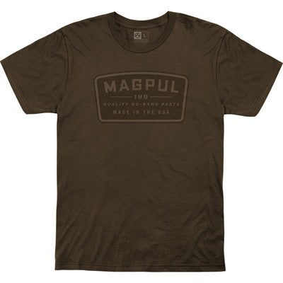 Go Bang Parts Cotton T-Shirt Large Brown