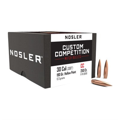 CUSTOM COMPETITION 30 CALIBER(0.308") HPBT BULLETS 054041591560