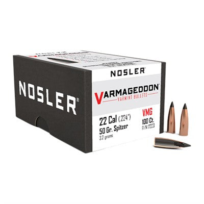 VARMAGEDDON 22 CALIBER (0.224") FLAT BASE TIPPED BULLETS