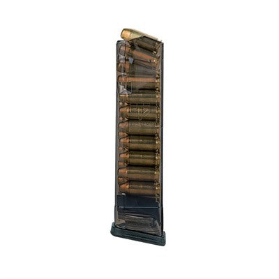ELITE TACTICAL SYSTEMS GLOCK 22 COMPETITION MAGAZINE CARBON SMOKE 19RD 40 S&W (LENGTH 140MM)