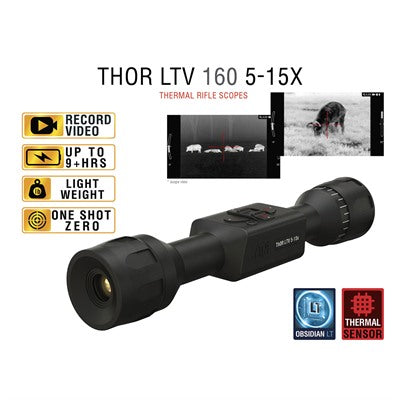 THOR LTV 5-15X THERMAL RIFLE SCOPE