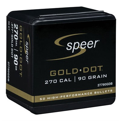 GOLD DOT 270 CALIBER (0.270") RIFLE BULLETS
