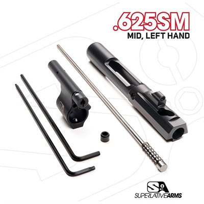 AR-15 ADJUSTABLE PISTON SYSTEM W/0.625" GAS BLOCK LEFT HAND